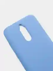 Голубой чехол с бархатом внутри для Xiaomi Redmi 8