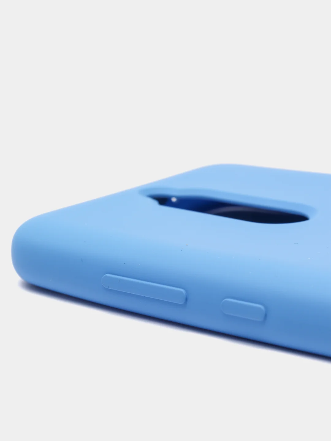 Голубой чехол с бархатом внутри для Xiaomi Redmi 8