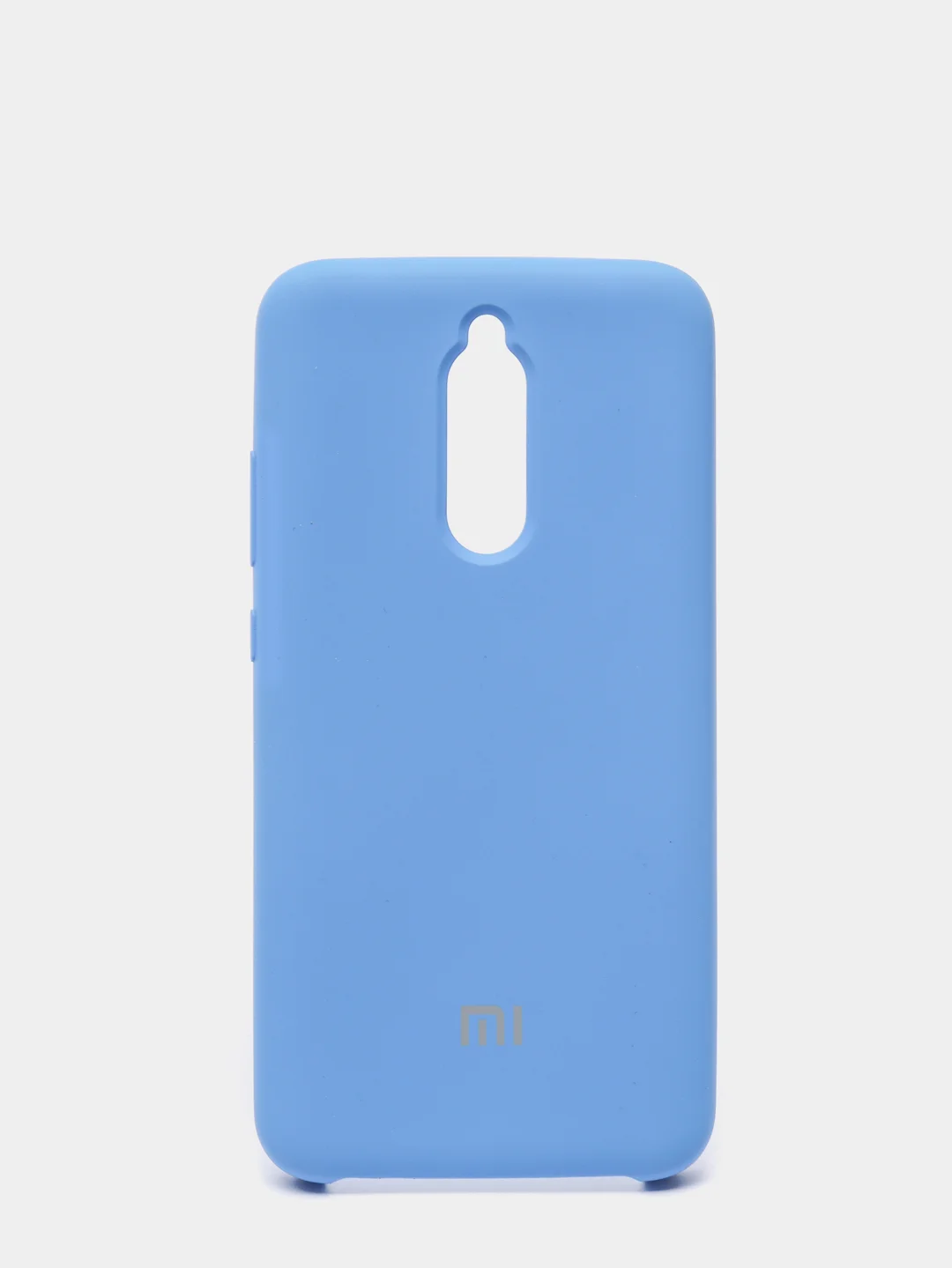 Голубой чехол с бархатом внутри для Xiaomi Redmi 8
