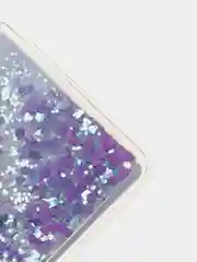 Розовый чехол с жидкими блёсточками SAMSUNG M51