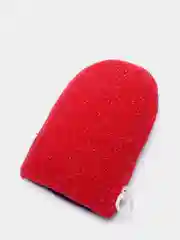 Фиолетовый мочалка для тела с массажным слоем