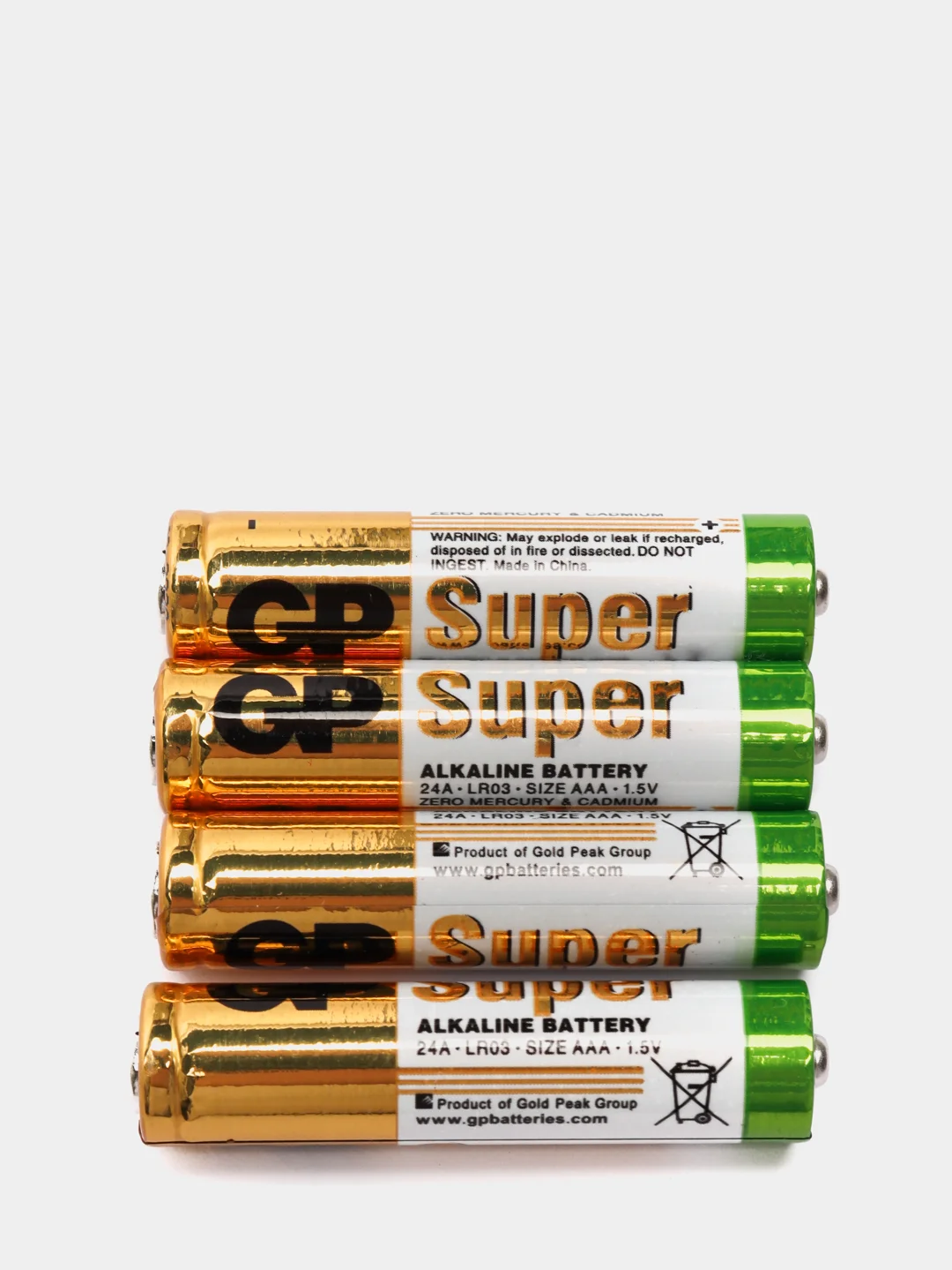 Батарейки GP Super AAA, мизинчиковые