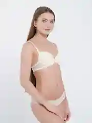 Лимонный комплект белья с кружевом