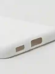 Белый чехол для Samsung с бархатом внутри S21 FE