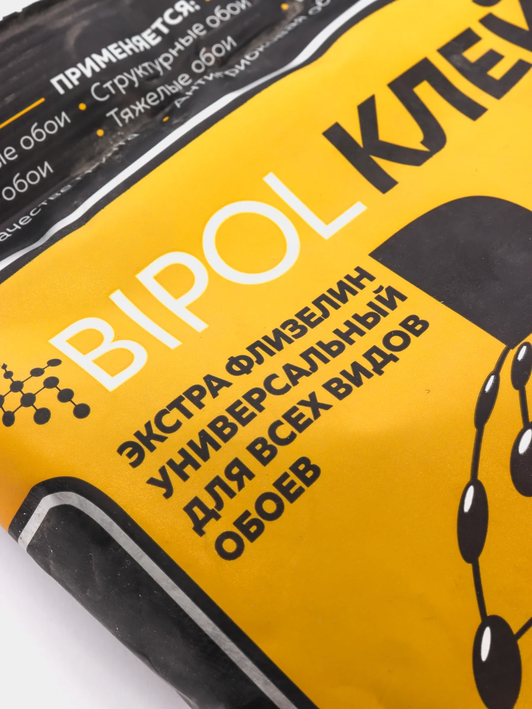 Клей обойный / клей для обоев BIPOL Экстра Флизелин 400 г, 8 л, 60 м.кв., 1 шт