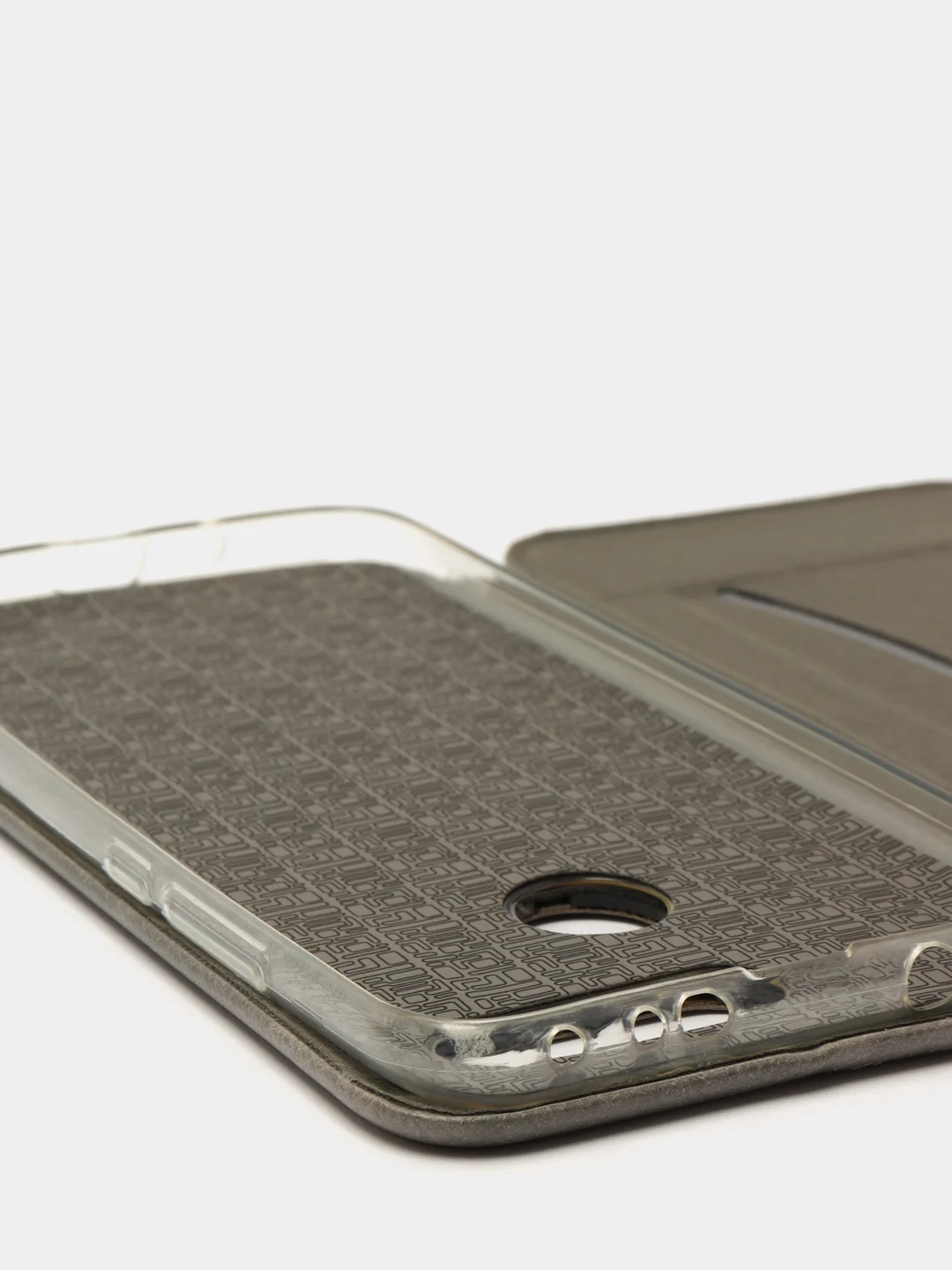 Серый чехол книжка HUAWEI V20, view 20