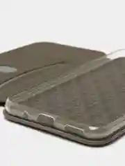Серый чехол книжка HUAWEI V20, view 20
