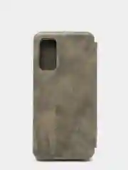 Серый чехол-книжка Samsung S20 FE