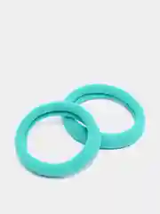 Бирюзовый резинки бесшовные 4 см, 2 шт