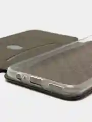 Черный чехол книжка Huawei HONOR 9C, P40 LITE E
