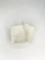 Белый вязаные пришивные манжеты для ремонта рукавов одежды 4,5 см x 8 см