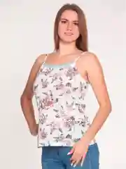 Белый майка женская летняя, на бретельках