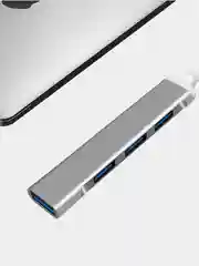Серебряный usb xаб концентратор USB 3.0 Type-C