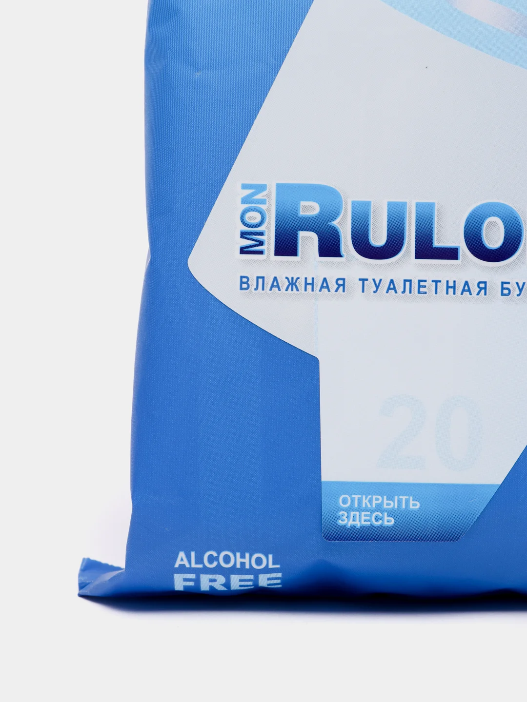 Бумага туалетная влажная MON RULON, в авто, 20 штук