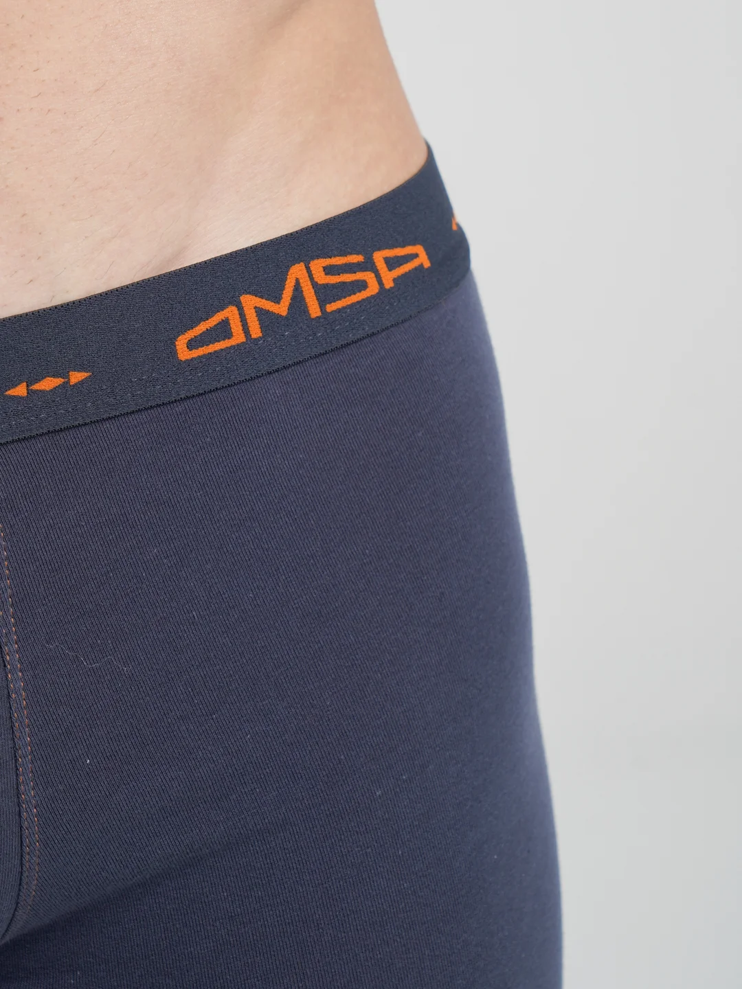 Серый трусы-боксеры мужские Omsa for men oma 2833