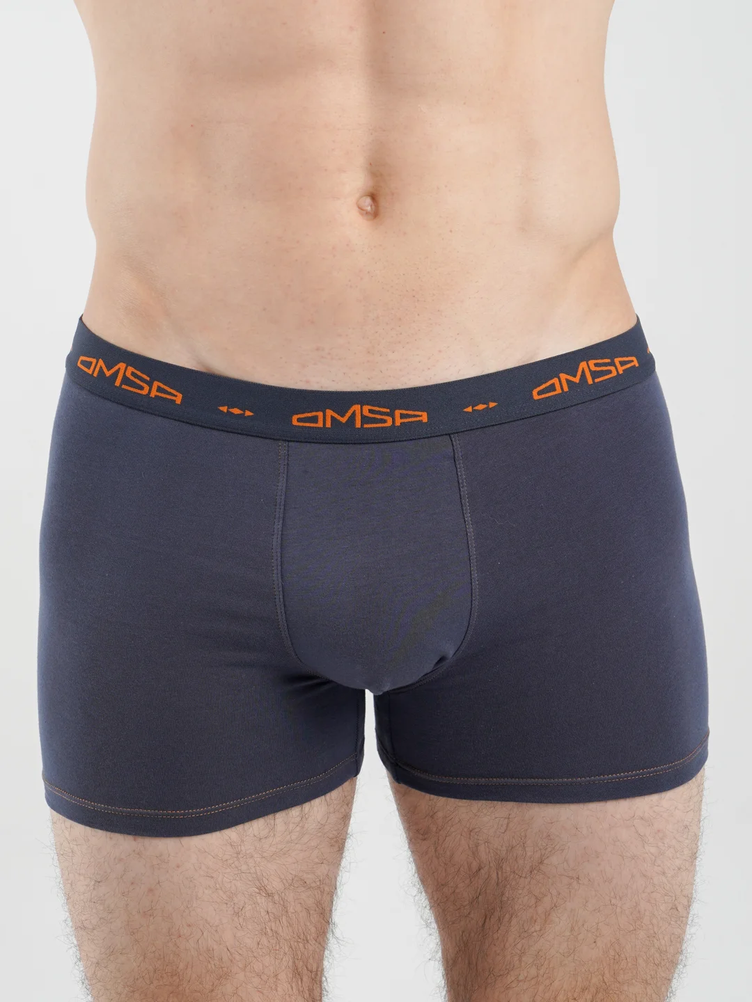 Серый трусы-боксеры мужские Omsa for men oma 2833