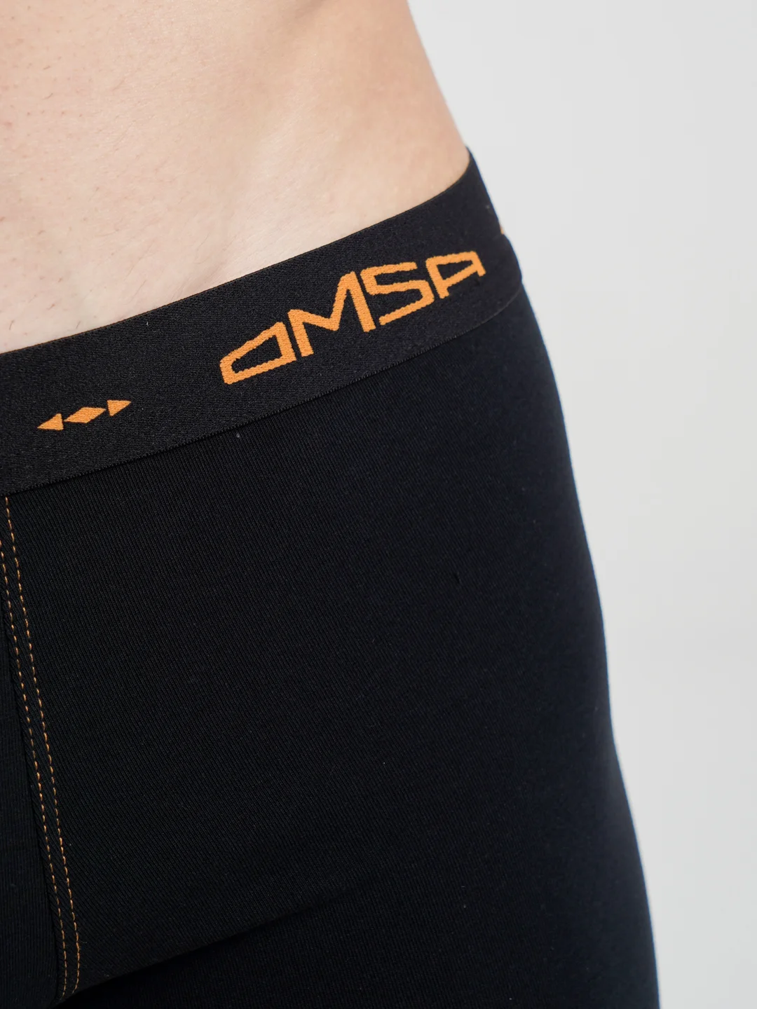 Черный трусы-боксеры мужские Omsa for men oma 2833