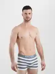 Белый мужские трусы бесшовные в полоску Greenice