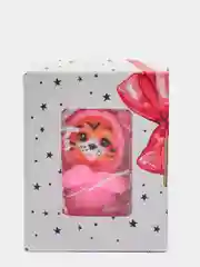 Розовый мыло ручной работы "Тигрёнок в костюме"