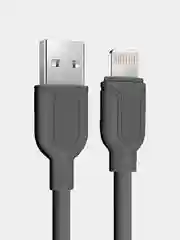 Черный кабель для зарядки iPhone usb lightning Айфон