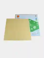 Бежевый платформа для конструктора 50*50 точек. Опорная, строительная пластина 40*40 см
