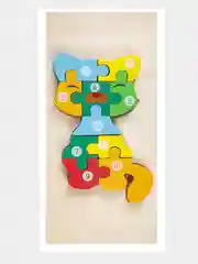 Зеленый пазлы деревянные/Развивающая игра для детей/Пазлы для самых маленьких/Крупные пазлы