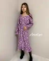 Платье с цветочным принтом