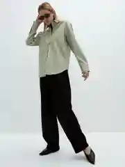 Блузка Женская ZARINA из экокожи
