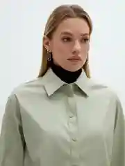 Блузка Женская ZARINA из экокожи
