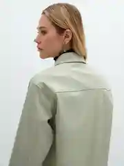 Блузка Женская ZARINA из экокожи