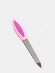 Пилка для ногтей ЮниLook алмазная, 13 см, сталь, ручка пластик, резиновая подушечка