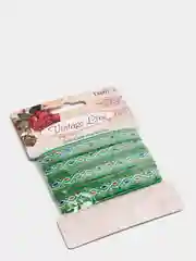 Набор декоративных лент Vintage Line "Цветы и орнаменты", 2 штуки, 5 комплектов