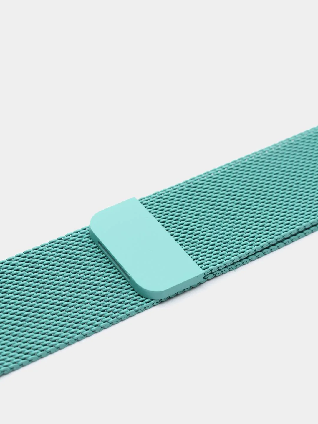 Бирюзовый ремешок для смарт - часов Apple Watch "Миланская петля", металлический браслет