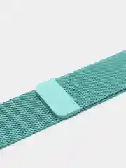 Бирюзовый ремешок для смарт - часов Apple Watch "Миланская петля", металлический браслет