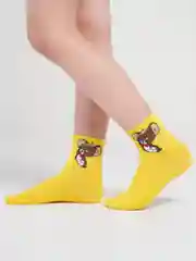Желтый детские носки