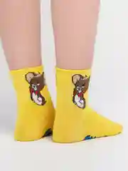 Желтый детские носки