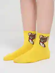 Желтый детские носки