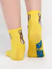 Желтый детские носки