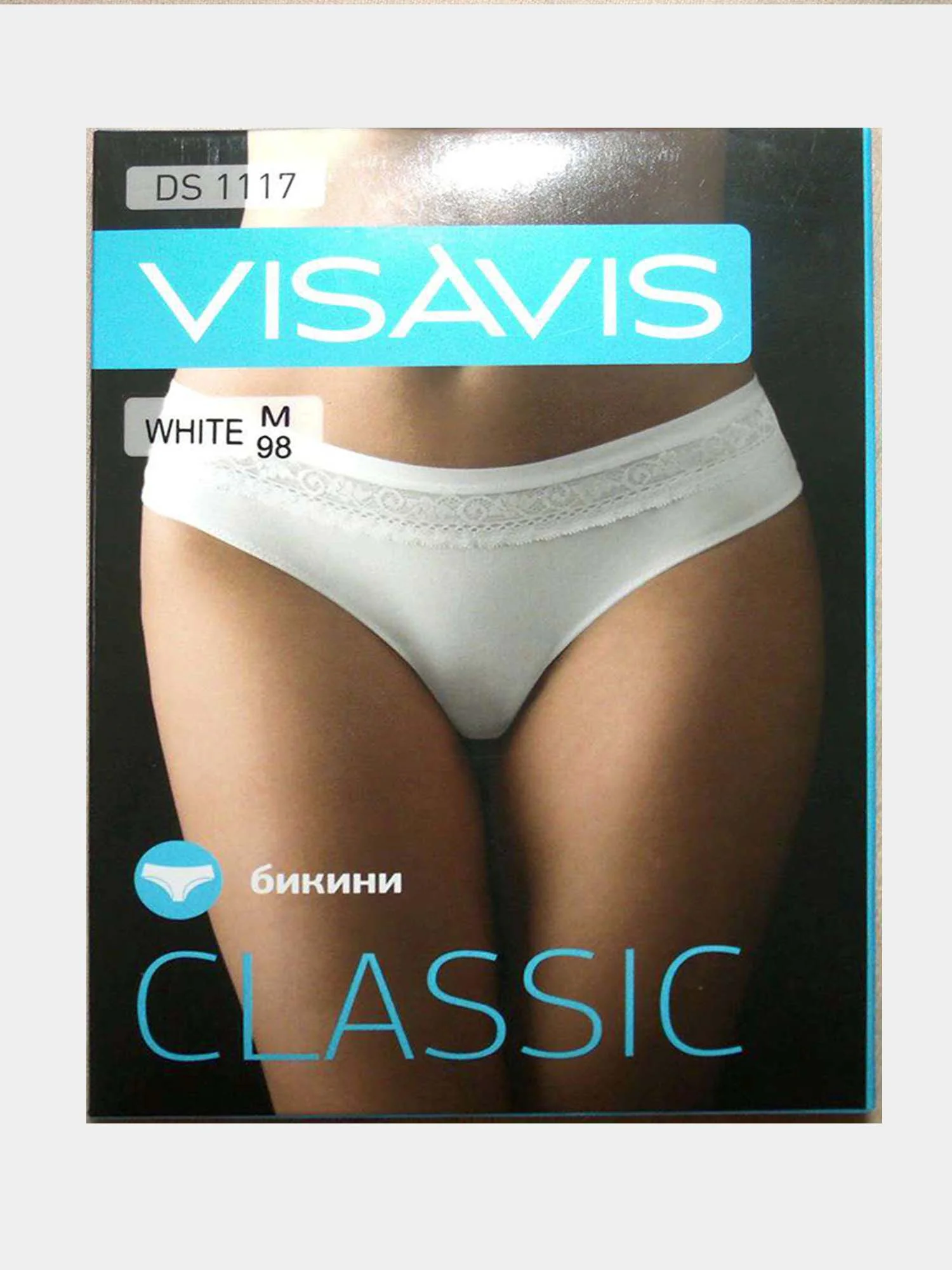Белый трусики Vis-A-Vis Ds1117