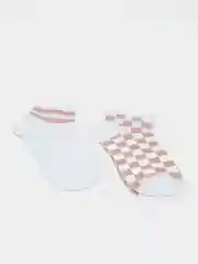 Носки женские короткие, с принтом, 2 штуки