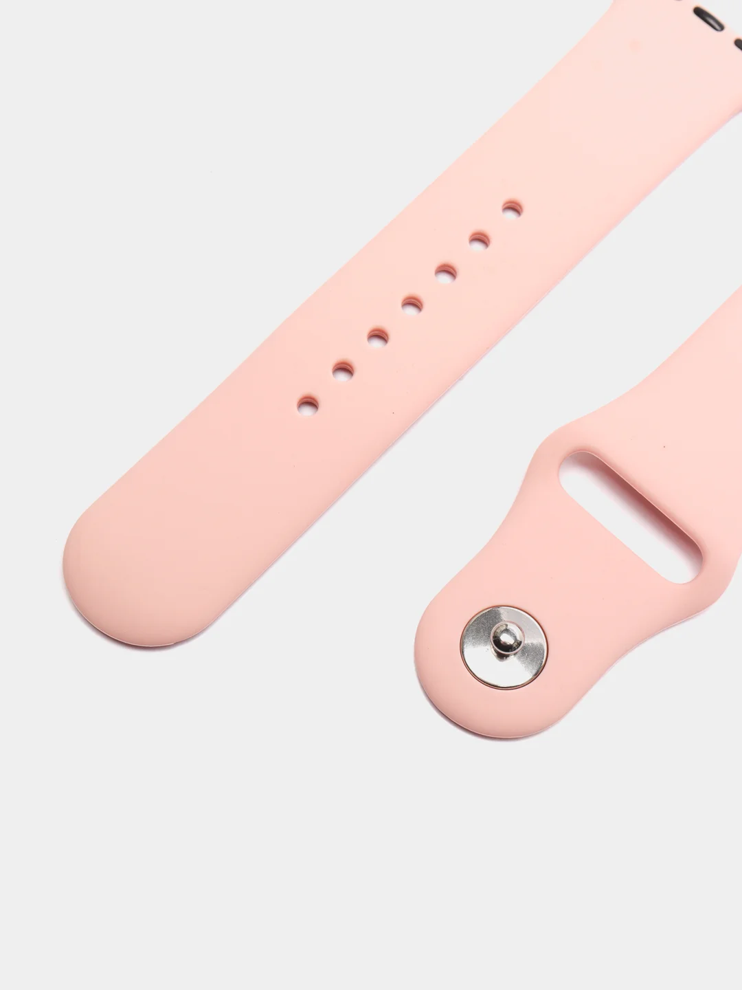 Пудровый силиконовый ремешок для Apple Watch 42/44S