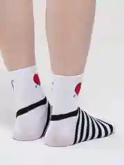 Черный носки женские дезодорирующие "СЕРДЦЕ"
