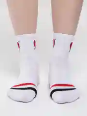 Белый носки женские дезодорирующие "СЕРДЦЕ"