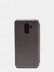 Серый чехол книжка SAMSUNG A6 PLUS / A6 2018 +