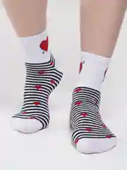 Алый носки женские дезодорирующие "СЕРДЦЕ"