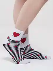 Алый носки женские дезодорирующие "СЕРДЦЕ"