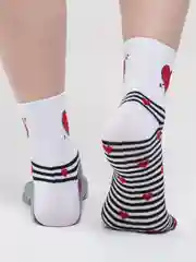 Алый носки женские дезодорирующие "СЕРДЦЕ"
