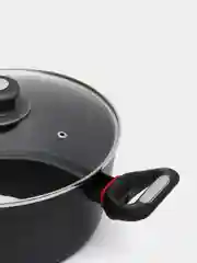 Кастрюля с крышкой Polaris PRO collection-24C 24 см Черный