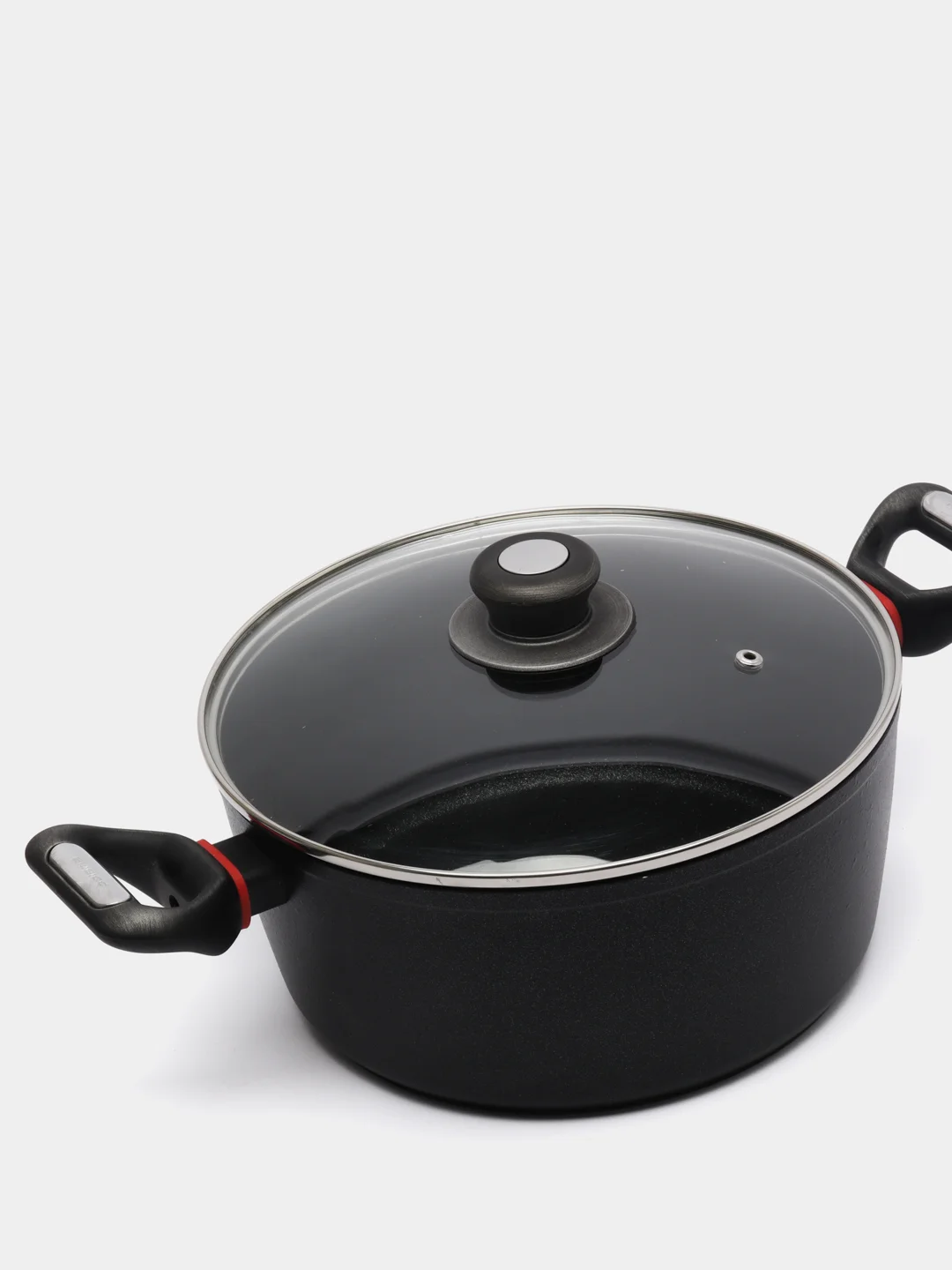 Кастрюля с крышкой Polaris PRO collection-24C 24 см Черный
