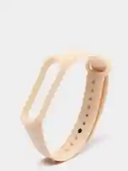 Бежевый силиконовый ремешок для Xiaomi Mi Band 3 / 4